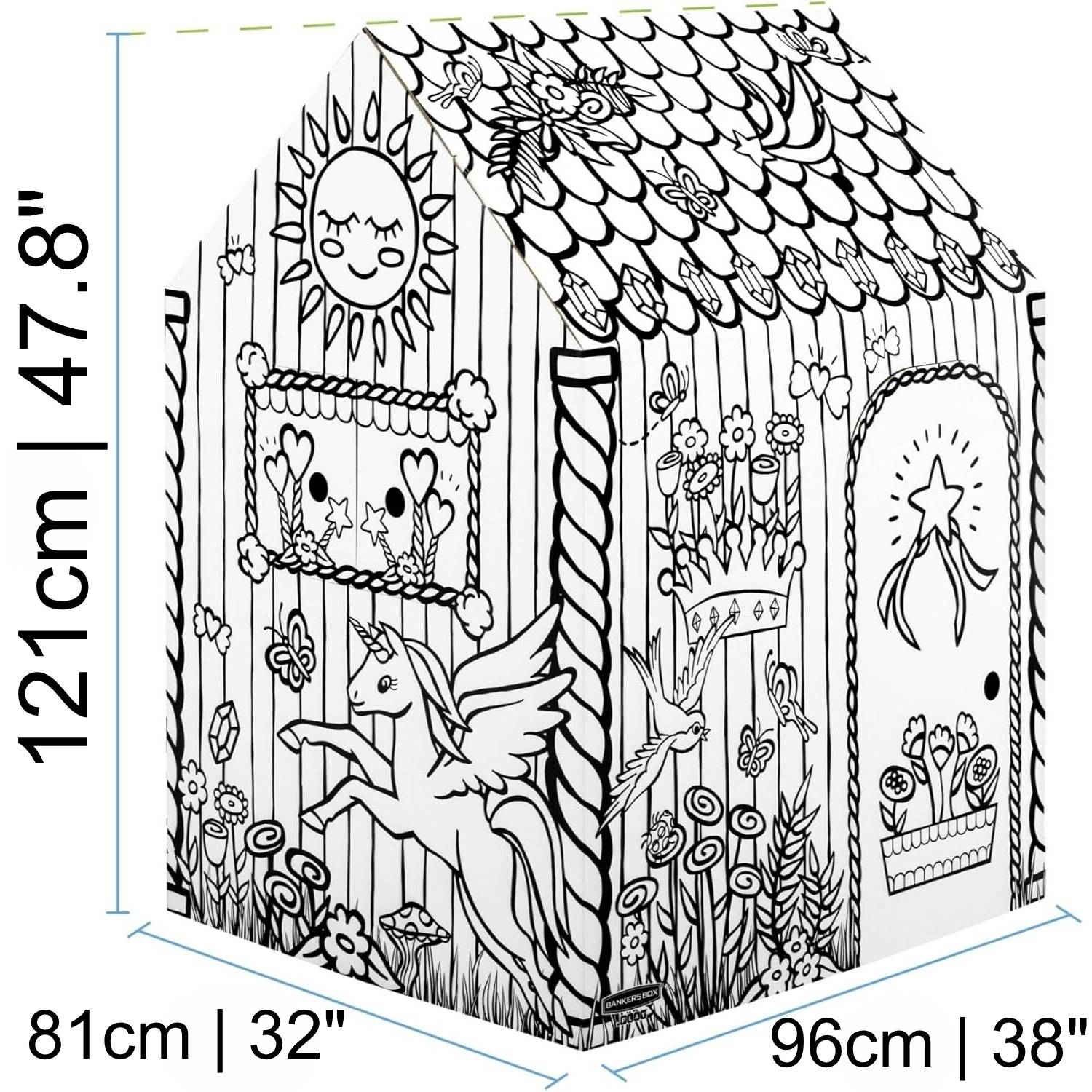 best colour In cardboard play house