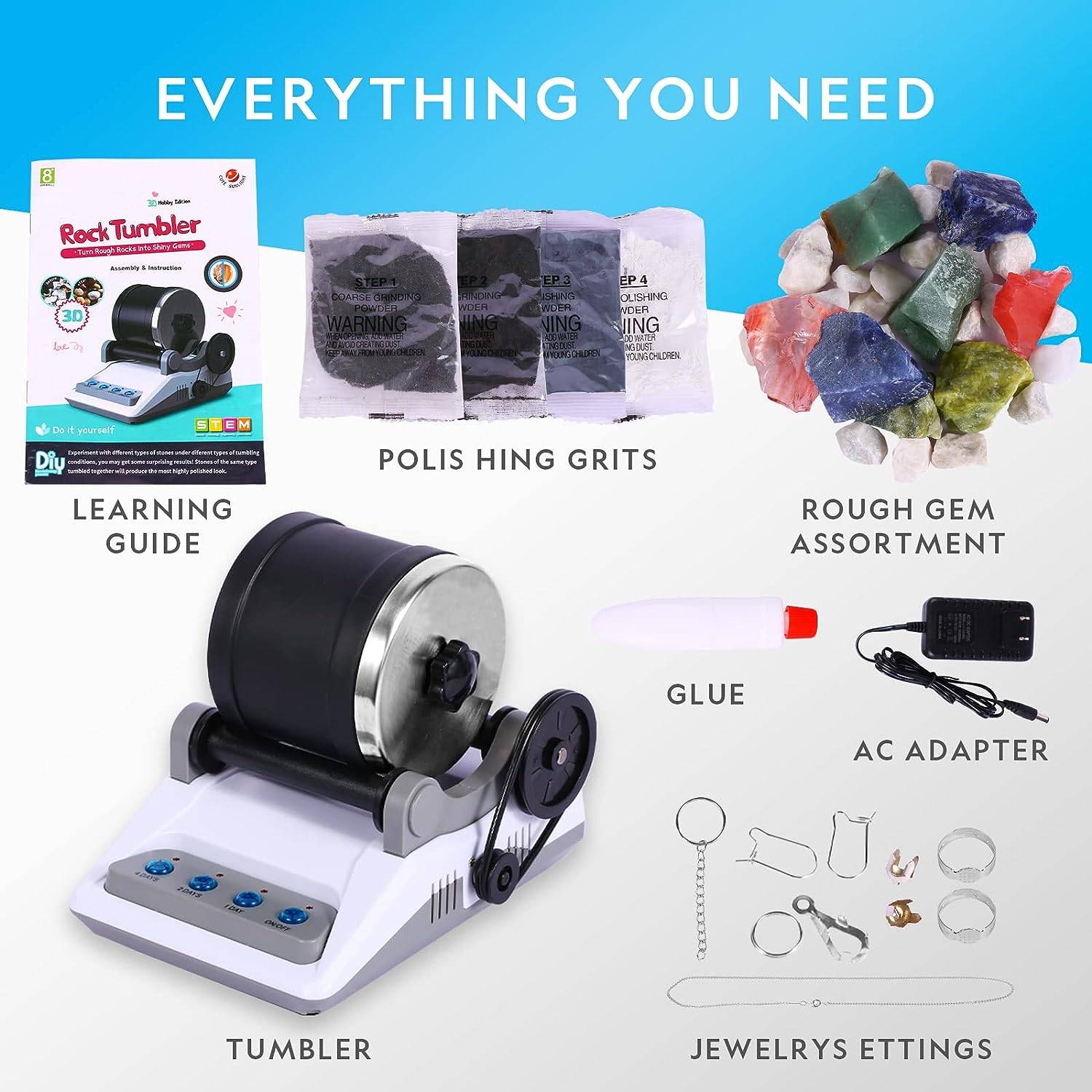 Starter Rock Tumbler Kit: image 6