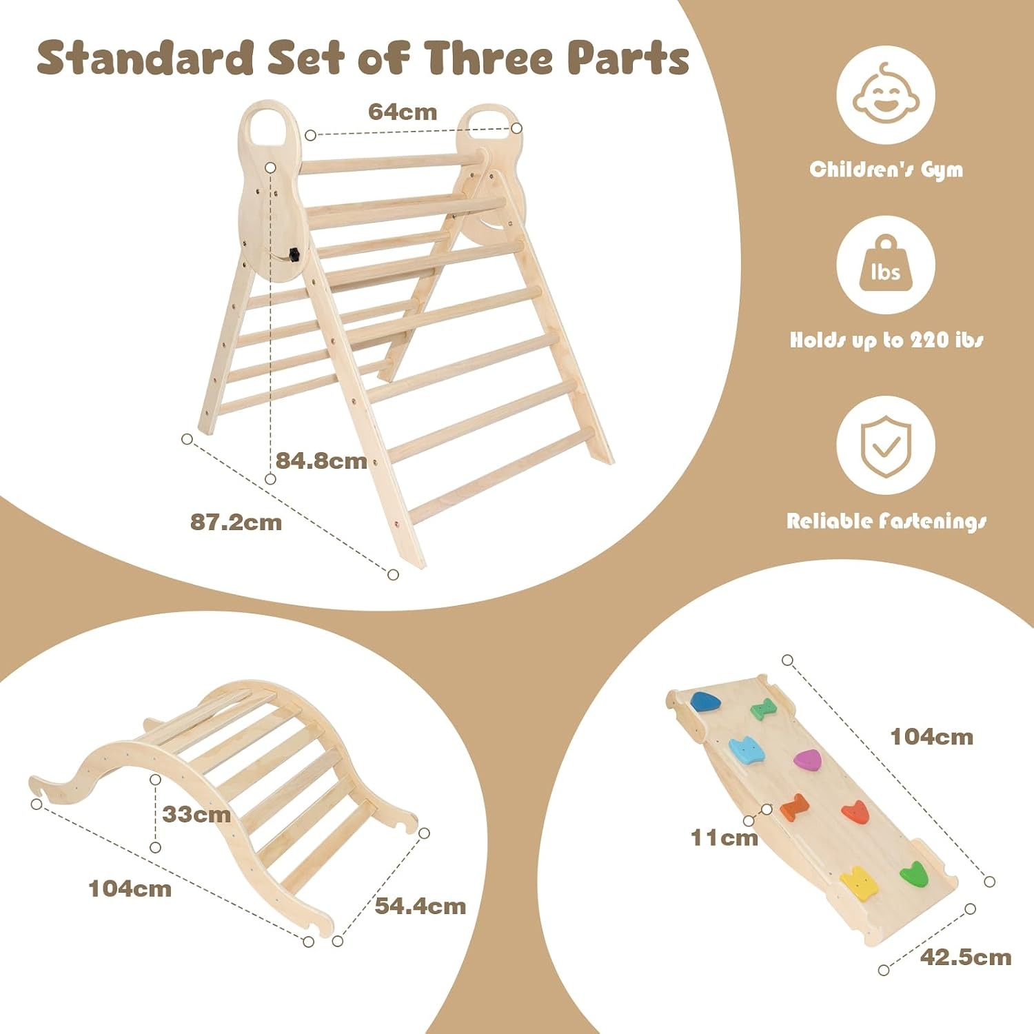 Pikler Triangle Climbing Set: image 3