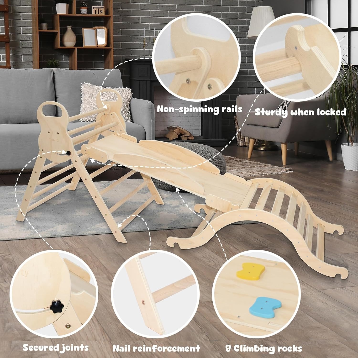 Pikler Triangle Climbing Set: image 5