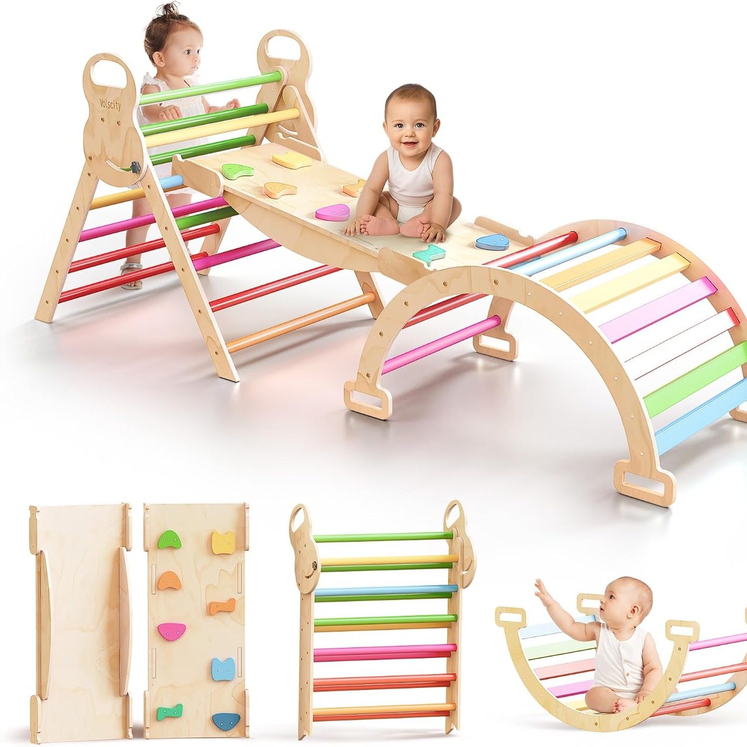 Pikler Triangle Climbing Set: image 7