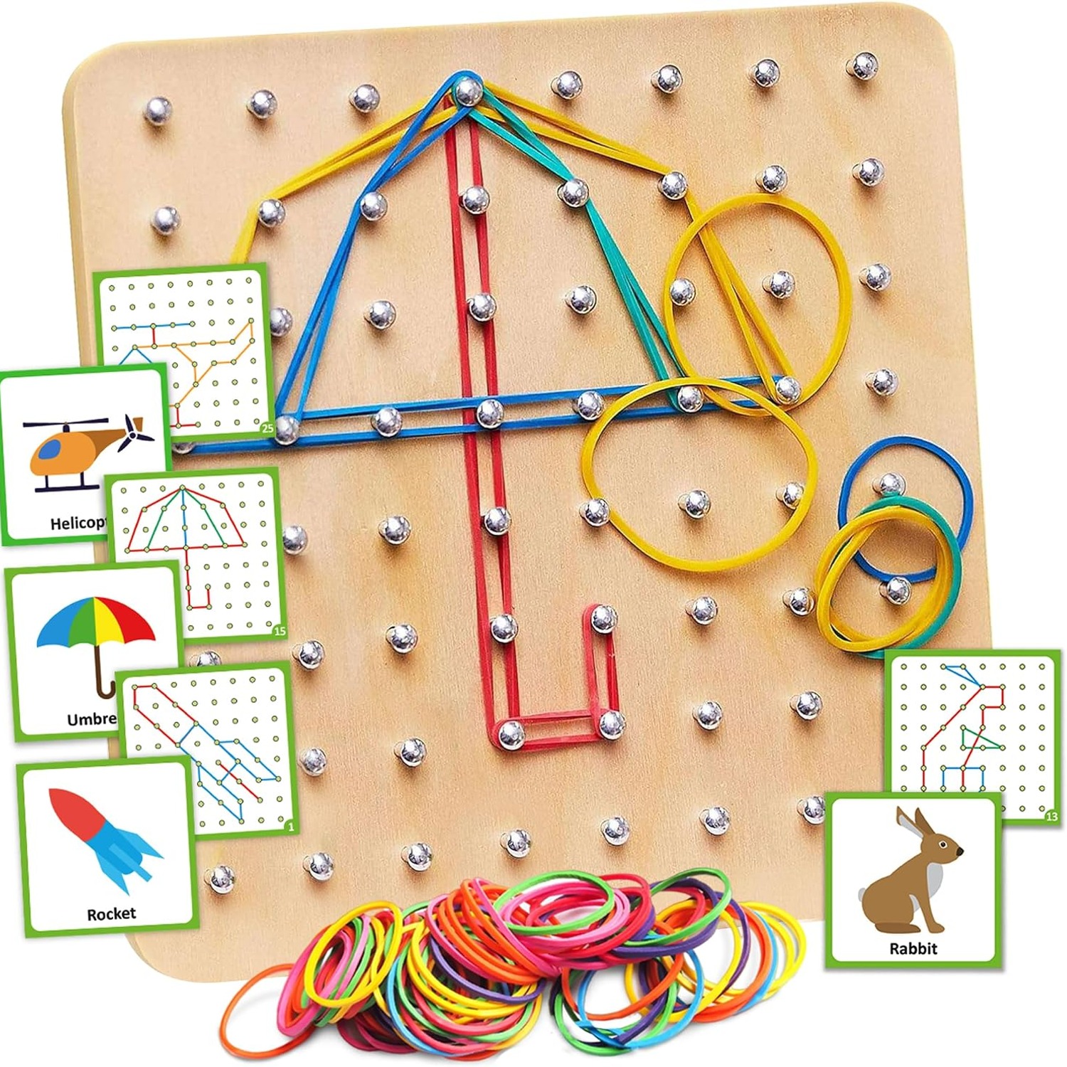 Wooden Geoboard