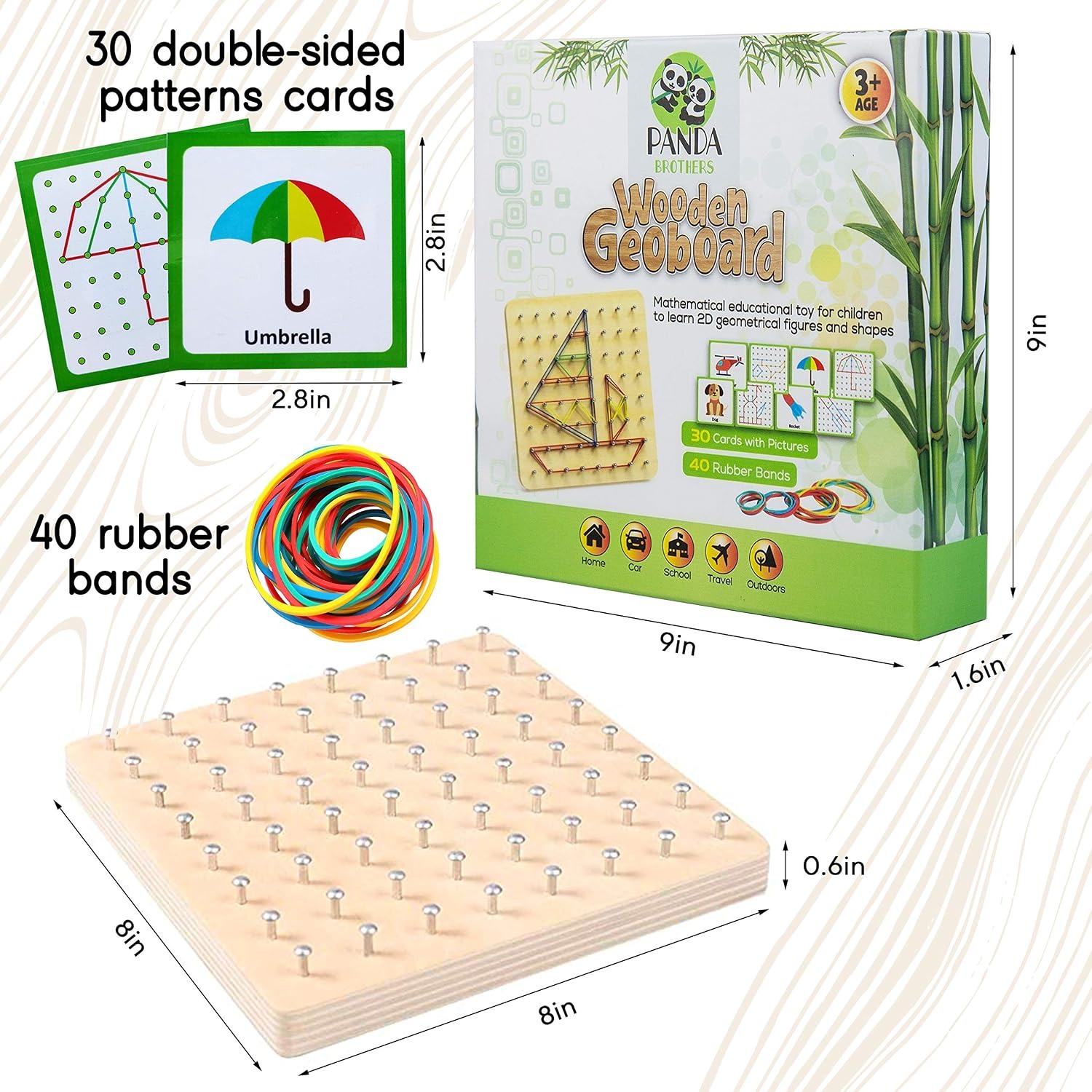Wooden Geoboard: image 3